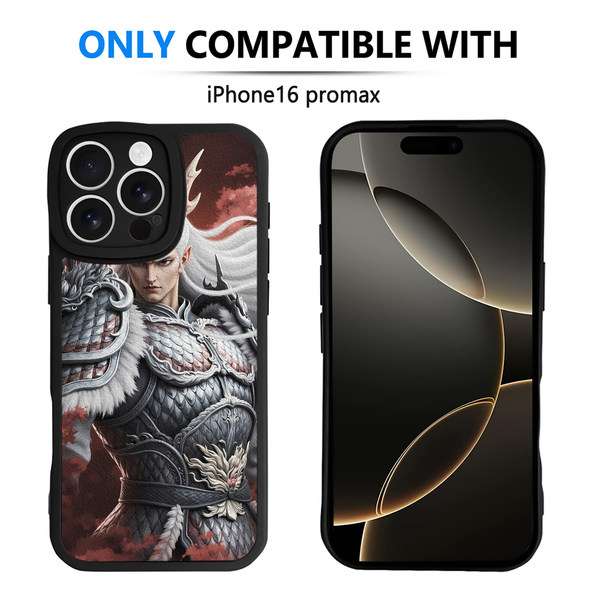 （画像用） Ne Zha 2 ナタ 魔童の大暴れ 【iPhone 16シリーズ対応】シリコンスマホケース（レザー調） 材質：シリコン